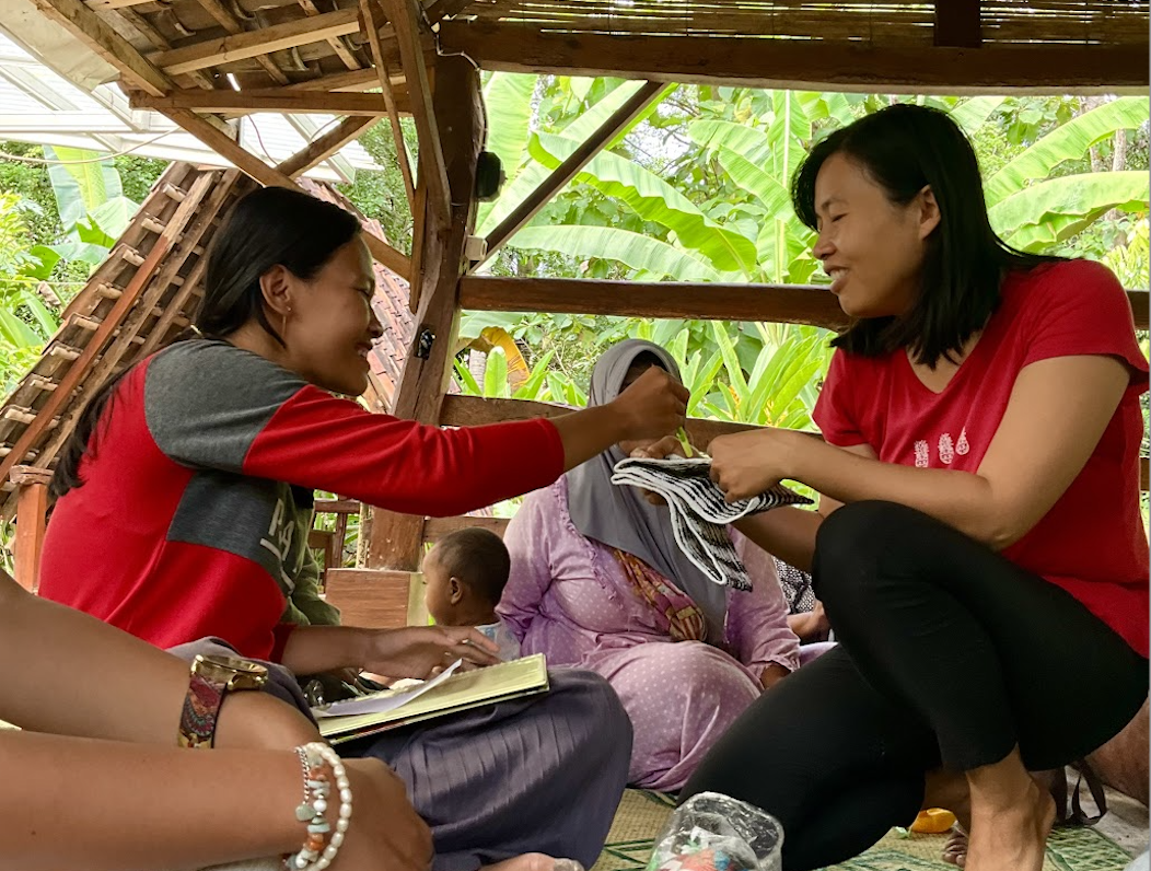 Women artisans handcrafting sustainable crochet products in Yogyakarta
